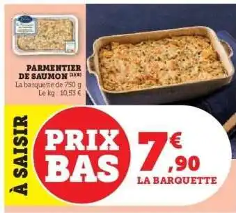 Super U Parmentier De Saumon offre