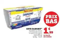 Super U Skyr Danone offre