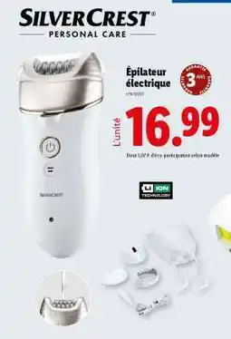 Lidl Épilateur électrique offre