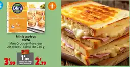 Coccinelle Supermarché Minis apéros blini offre
