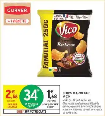 Intermarché VICO CHIPS BARBECUE offre