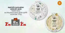 Apéritifs tartinables l'atelier blini