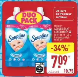 ALDI SOUPLINE ADOUCISSANT CONCENTRÉ offre