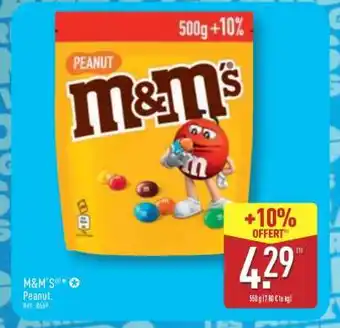 ALDI M&M's Peanut offre