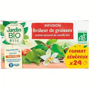 Auchan INFUSION BRÛLEUR DE GRAISSE BIO offre