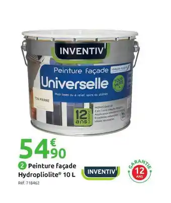 Mr Bricolage Peinture Façade Hydropliolite 10 L Inventiv offre