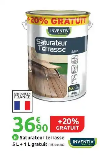Mr Bricolage Saturateur Terrasse 5l + 1l Gratuite Inventiv offre