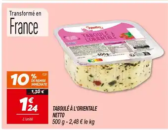 Netto NETTO Taboulé à l'orientale offre