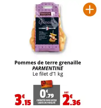 Coccinelle Supermarché Pommes de terre grenaille parmentine offre