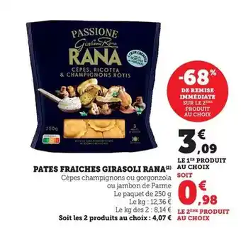 Bi1 Rana - pates fraiches offre