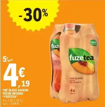 E.Leclerc Fuzetea - the glace saveur peche intense offre