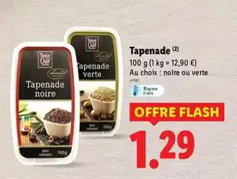 Lidl Toque du chef - tapenade offre