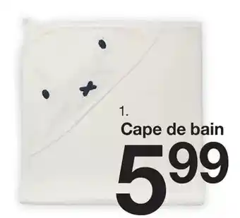 Zeeman Cape de bain offre