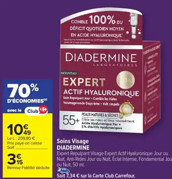 Carrefour Market DIADERMINE Soins Visage offre