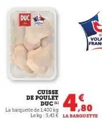 U Express Cuisse de Poulet DUC offre