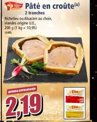 Norma Pâté en croûte offre