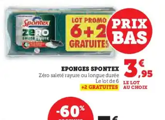 Hyper U Éponges 'Spontex' offre