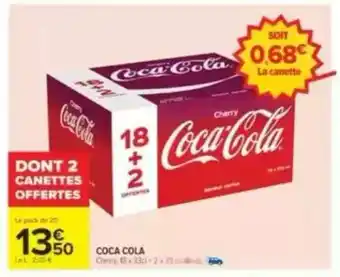 Carrefour COCA-COLA Cherry offre
