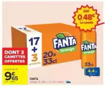 Carrefour Fanta Orange offre