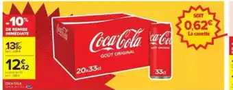 Carrefour Coca-Cola goût original offre