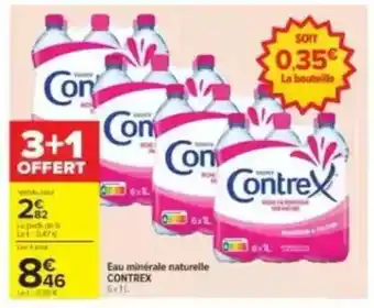 Carrefour Eau Minérale Naturelle Contrex offre