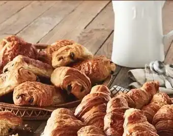 Auchan 10 croissants + 10 pains au chocolat pur beurre offre