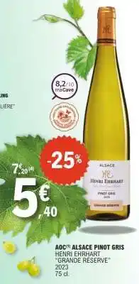 E.Leclerc AOC ALSACE PINOT GRIS offre