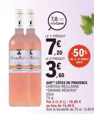 E.Leclerc Château Reillanne Grande Réserve offre