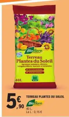 E.Leclerc TERREAU PLANTES DU SOLEIL offre