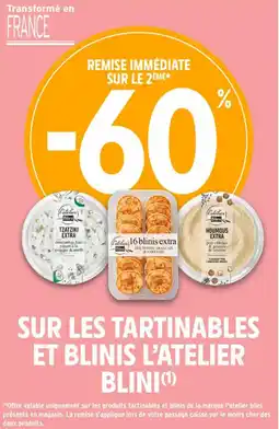 Sur les tartinables et blinis l'atelier blini