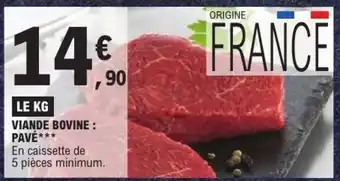 E.Leclerc Viande Bovine : Pavé offre