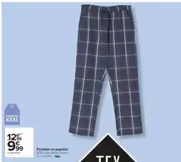 Carrefour Market Pantalon en popeline offre