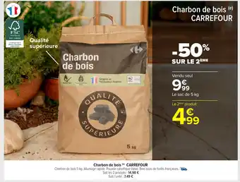 Carrefour Market Charbon de bois carrefour offre