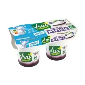 Auchan YAOURT AU LAIT DE BREBIS BIO offre