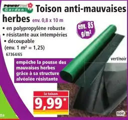 Norma Toison anti-mauvaises herbes offre