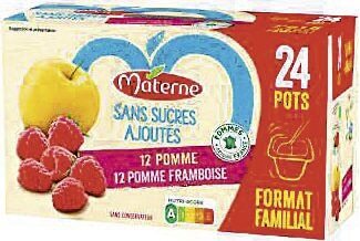 Casino Supermarchés Compote sans sucres ajoutés Pomme/ Pomme Framboise offre