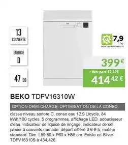 Copra Db - tdfv16310w offre