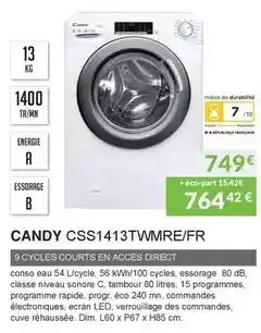 Copra Css1413twmre/fr offre