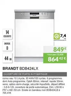 Copra Db - bdb424lx a scomparsa totale 14 coperti d offre