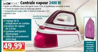 Centrale Vapeur 2400W