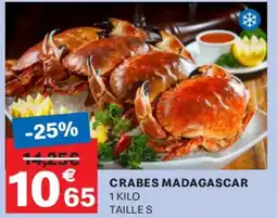 Crabes madagascar