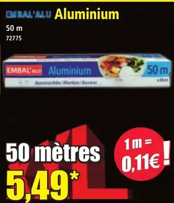 Norma EMBAL'ALU Aluminium offre