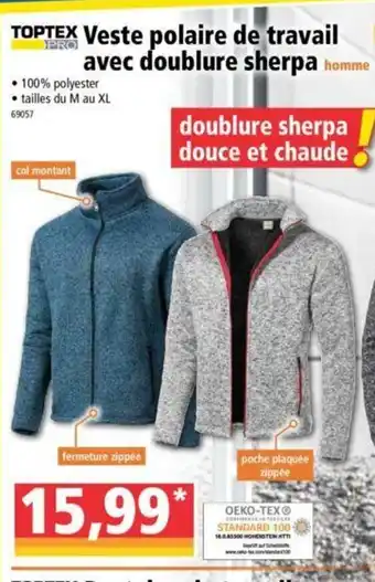 Norma Veste Polaire de Travail offre