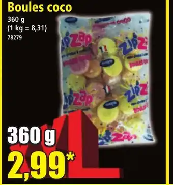 Norma Boules coco offre