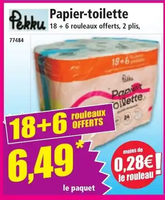 Norma Pekku Papier-toilette offre