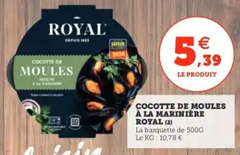 Utile ROYAL Cocotte de moules à la marinière offre