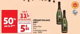 Auchan Supermarché Crémant d'alsace offre