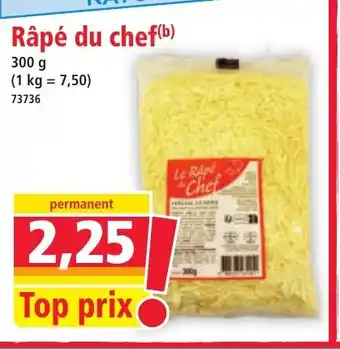 Norma Râpé du chef offre
