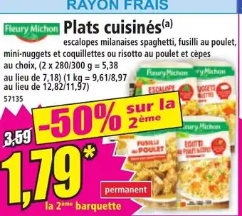 Norma Fleury Michon Plats cuisinés offre