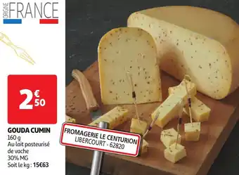 Auchan Gouda cumin offre